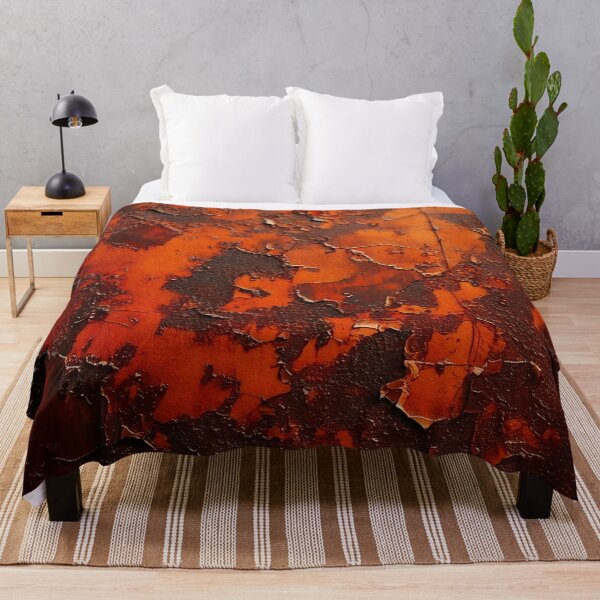 Item preview, Warm rusty texture industrial Gothic Abstract Art dystopian designed and sold by CattlettArt.
