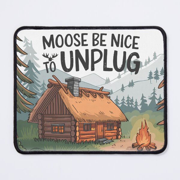 Item preview, Moose be Nice to Unplug 3 designed and sold by GP Store.