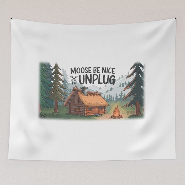 Item preview, Moose be Nice to Unplug 3 designed and sold by GP Store.
