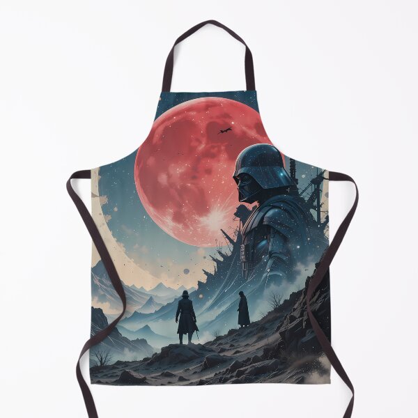 Item preview, Red Moon SciFi Star Wars Dark Galactic Art designed and sold by ART ATTACK ZONE.