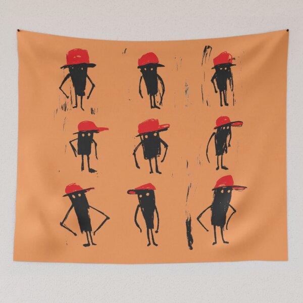Item preview, Red cap faces designed and sold by Brendon987.