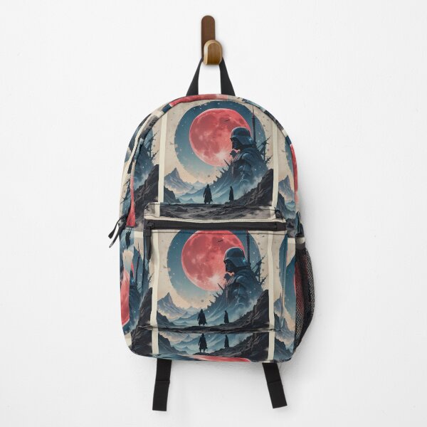 Item preview, Red Moon SciFi Star Wars Dark Galactic Art designed and sold by ART ATTACK ZONE.