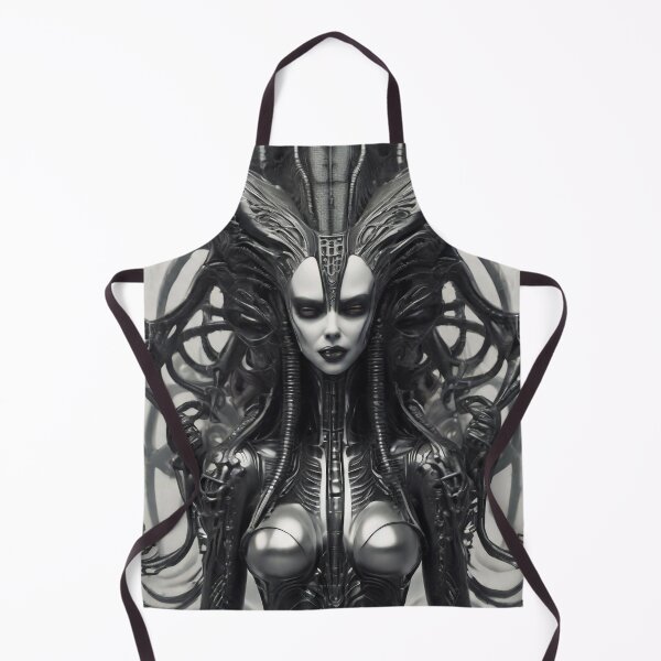 Item preview, Dark Sci Fi Cyberpunk Industrial Gothic Witch designed and sold by CattlettArt.