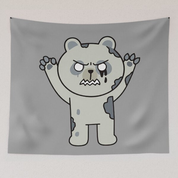 Item preview, Grrr... Groaning Bear Zombie designed and sold by zzz888.
