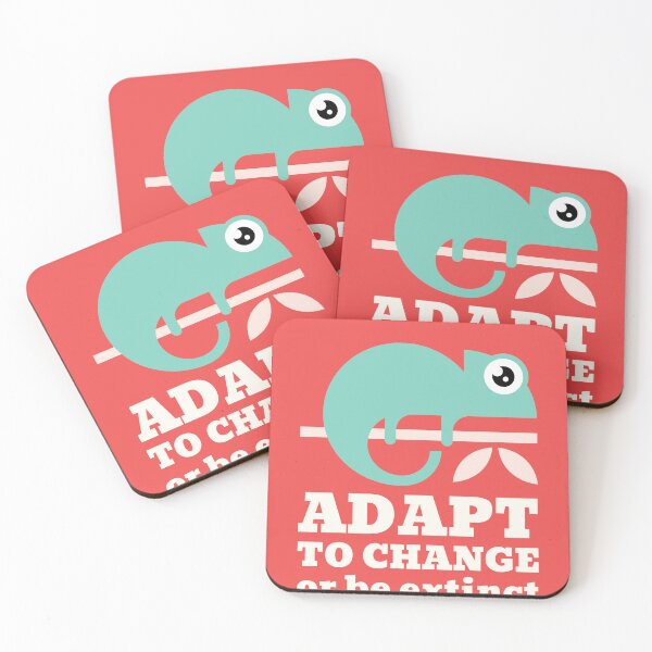 Item preview, Adapt to Change Chameleon designed and sold by stepstogreen.