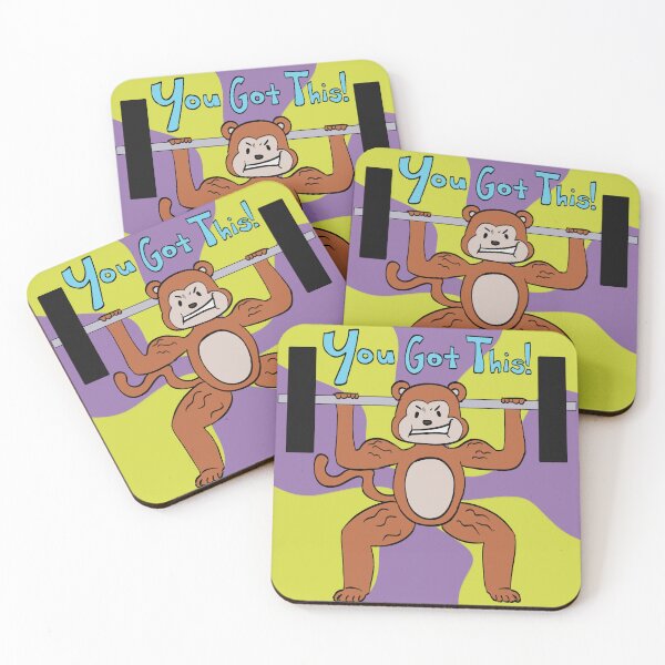 Item preview, You Got This! Monkey Motivation designed and sold by fieldsoflilac.