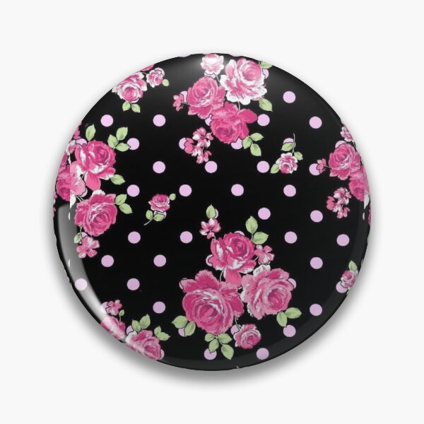 Item preview, gyaru polka dot rose pattern designed and sold by tartemoon.
