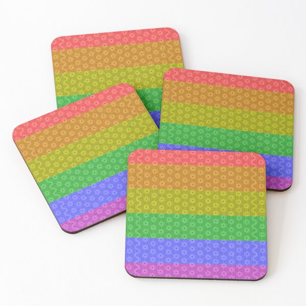 Item preview, Stones Gay Pride Colors Pattern designed and sold by PrideFeliz.