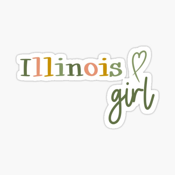 Aperçu de l'œuvre Fille de l'Illinois créée et vendue par Willow & Grace Designs.