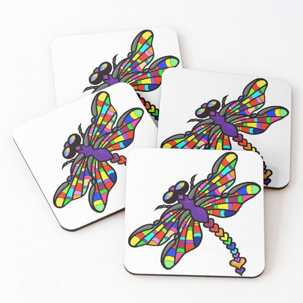 Item preview, SoloFlyght - Beautiful Multi-Coloured Dragonfly - Small Dragonfly by Amanda M Lucas designed and sold by Amanda Lucas.