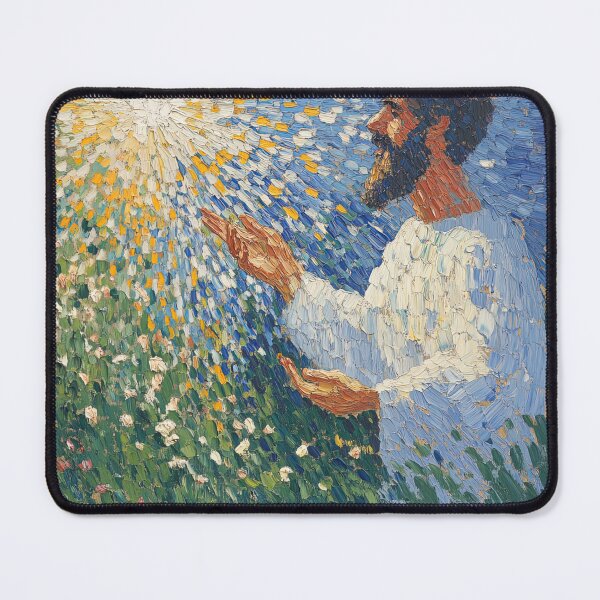 Item preview, God of peace | Post-impressionist painting style designed and sold by ComicsFactory.