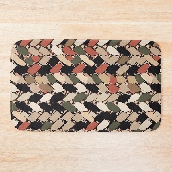 Item preview, Coral Sage Basket Weave designed and sold by Eclectic Monkey.
