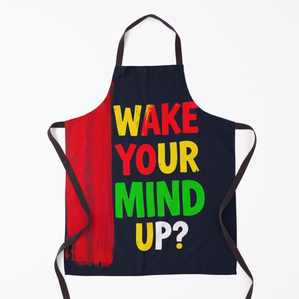 Item preview, Motivational Rasta Colors Typography – Wake Your Mind Up M22 designed and sold by M22--.