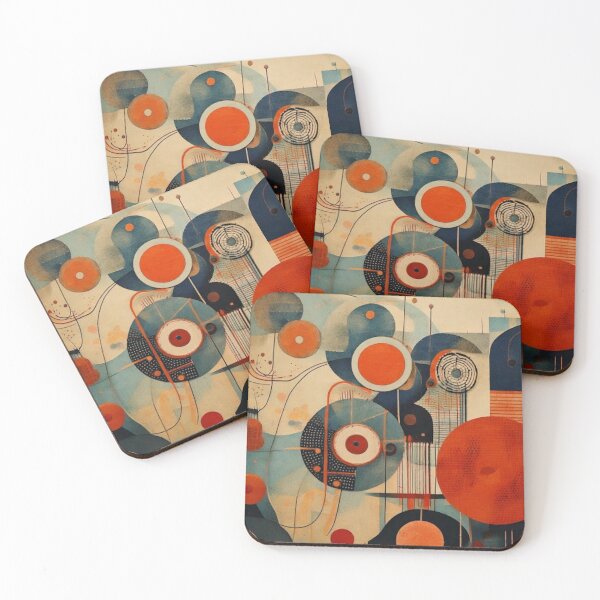 Item preview, Mid Century Modern - Retro Abstract Texture - 50's Style - Modern designed and sold by CattlettArt.