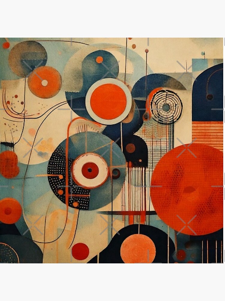 Thumbnail 4 of 4, Pillow, Mid Century Modern - Retro Abstract Texture - 50's Style - Modern designed and sold by CattlettArt.
