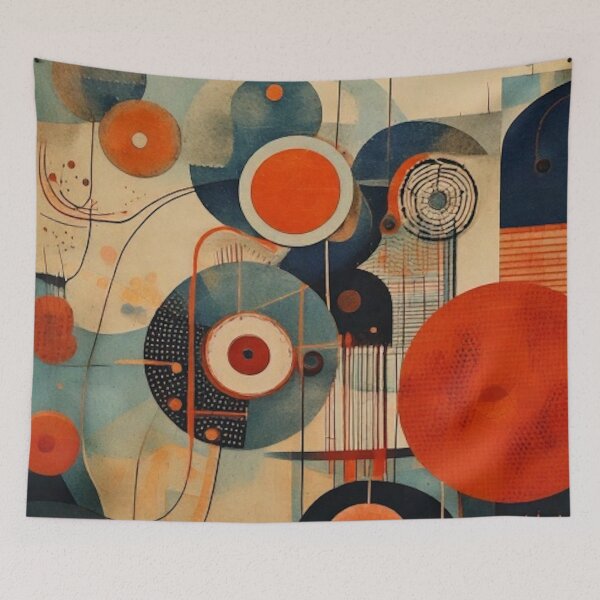Item preview, Mid Century Modern - Retro Abstract Texture - 50's Style - Modern designed and sold by CattlettArt.