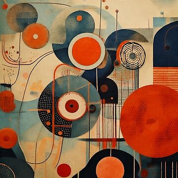 Artwork thumbnail, Mid Century Modern - Retro Abstract Texture - 50's Style - Modern by CattlettArt