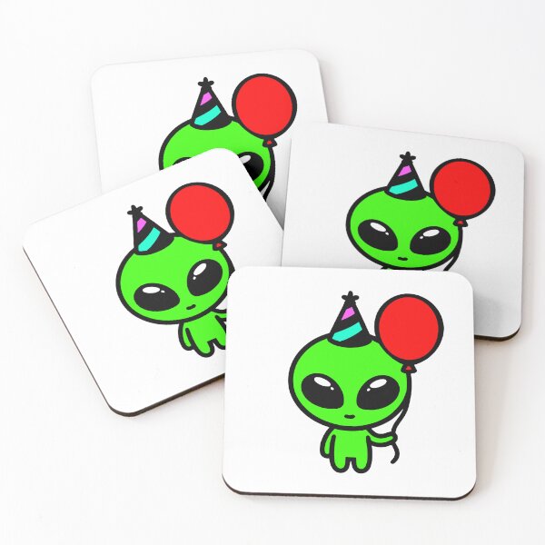 Item preview, Cute Alien Happy Birthday designed and sold by roswellboutique.