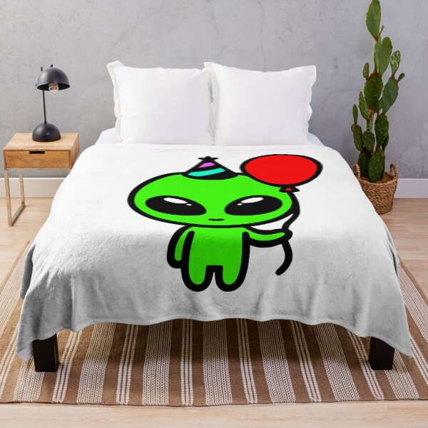 Item preview, Cute Alien Happy Birthday designed and sold by roswellboutique.