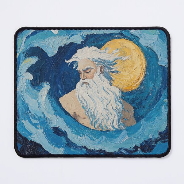 Item preview, God of sea | Post-impressionist painting style designed and sold by ComicsFactory.