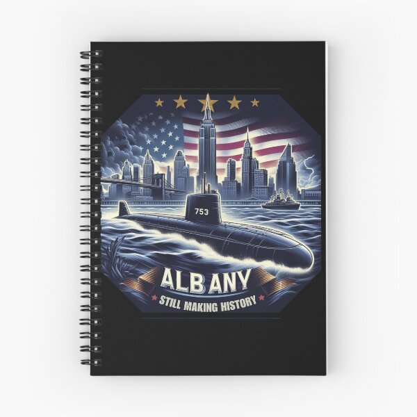 Item preview, Navy Submarine USS Albany SSN-753  designed and sold by Warhead Collective.