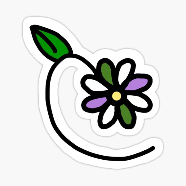 Item preview, Flower Power - Gender Queer Pride Flower designed and sold by cjo582.