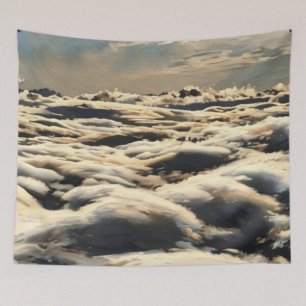 Item preview, Mountain Cloud Tops (Oil Painting) designed and sold by flyscenicair.