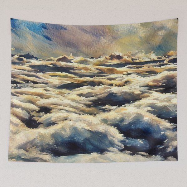 Item preview, Mountain Cloud Tops (Pastel) designed and sold by flyscenicair.