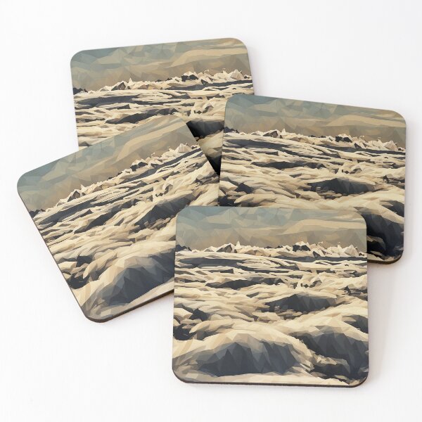 Item preview, Mountain Cloud Tops (Poly Art) designed and sold by flyscenicair.