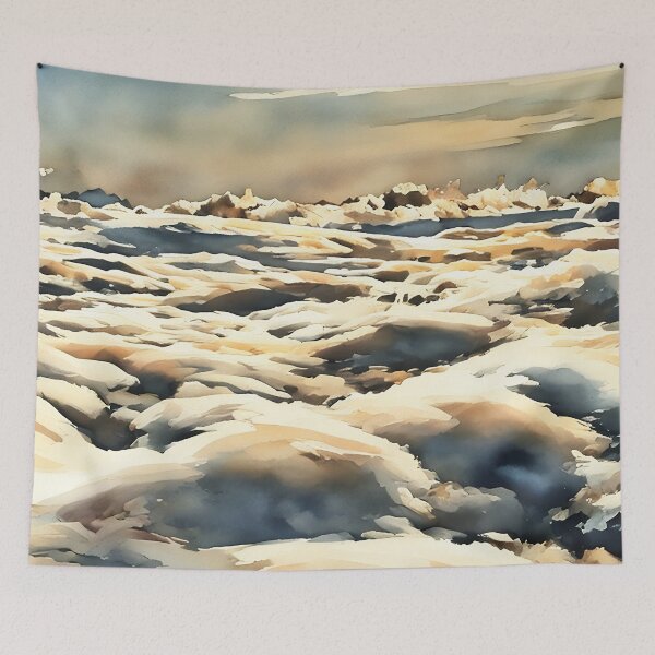 Item preview, Mountain Cloud Tops (Watercolor) designed and sold by flyscenicair.
