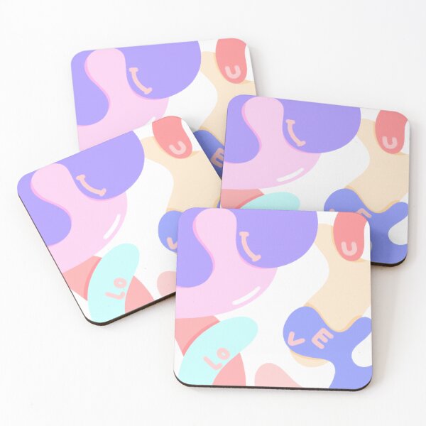 Item preview, I love you pastel color. designed and sold by MaeMaeArtwork.