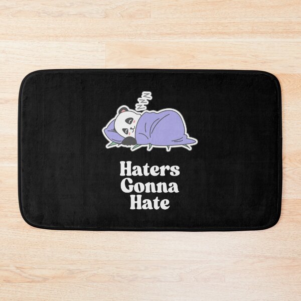 Item preview, Haters Gonna Hate Cute Sleeping Panda Sticker - Funny Chill Design designed and sold by Basma Store.