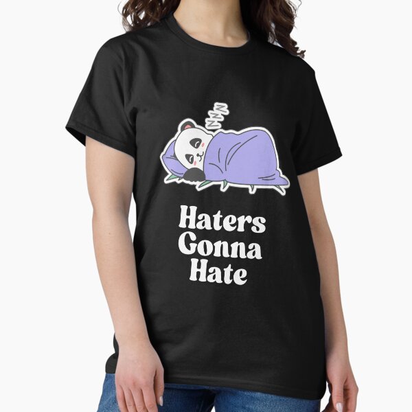 Artikel-Vorschau von Haters Gonna Hate Niedlicher schlafender Panda-Aufkleber – Lustiges Chill-Design, designt und verkauft von Basma Store.