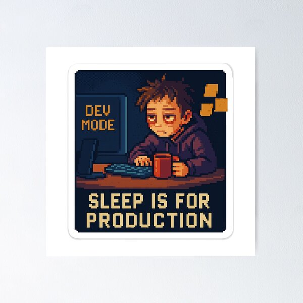 Artikel-Vorschau von Schlaf ist für die Produktion von Pixel-Art-Design, designt und verkauft von Nebulous-.
