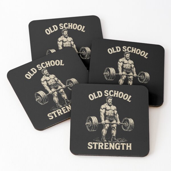 Item preview, Old School Strength - Gym Workout Motivational designed and sold by chantastical.