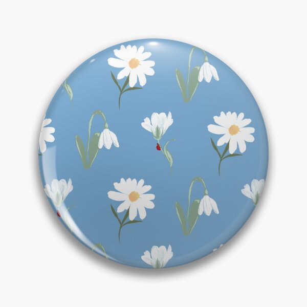 Item preview, Seamless botanical pattern with camomiles designed and sold by Ammi77.