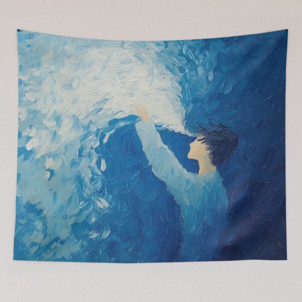Item preview, God of water | Post-impressionist painting style designed and sold by ComicsFactory.