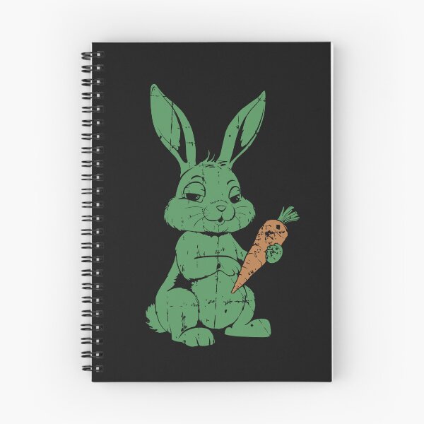 Item preview, Bunny Holding Carrot Vintage Distressed  designed and sold by FlashCraft Design.