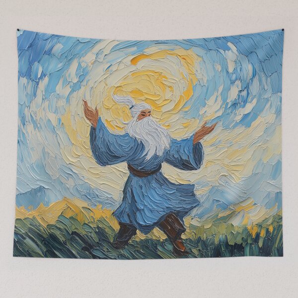 Item preview, God of wind | Post-impressionist painting style designed and sold by ComicsFactory.