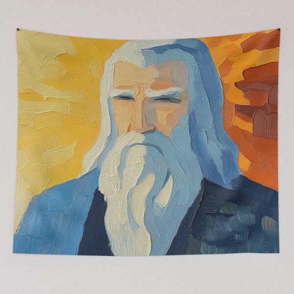 Item preview, God of wisdom | Post-impressionist painting style designed and sold by ComicsFactory.