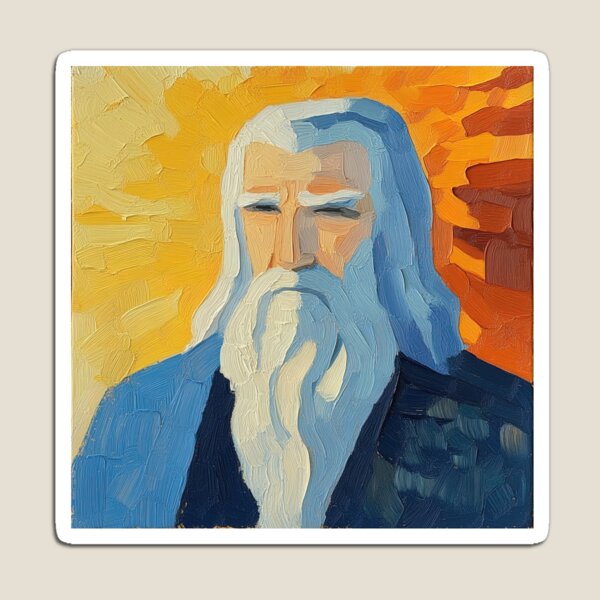 Item preview, God of wisdom | Post-impressionist painting style designed and sold by ComicsFactory.