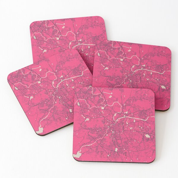 Item preview, Pune City Map of Maharashtra, India - Blossom designed and sold by deMAP.