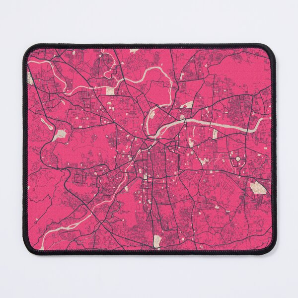 Item preview, Pune City Map of Maharashtra, India - Blossom designed and sold by deMAP.