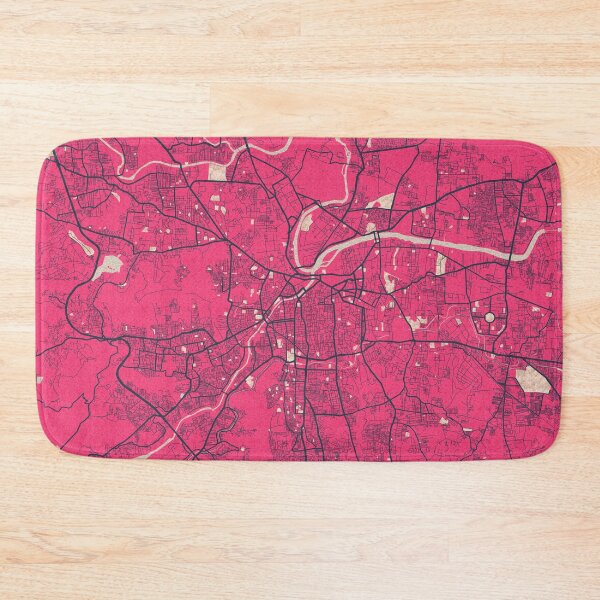 Item preview, Pune City Map of Maharashtra, India - Blossom designed and sold by deMAP.