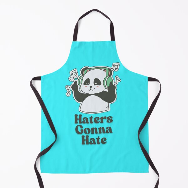 Item preview, Haters Going to Hate Panda with Headphones – Cool Music Lover Design designed and sold by Basma Store.