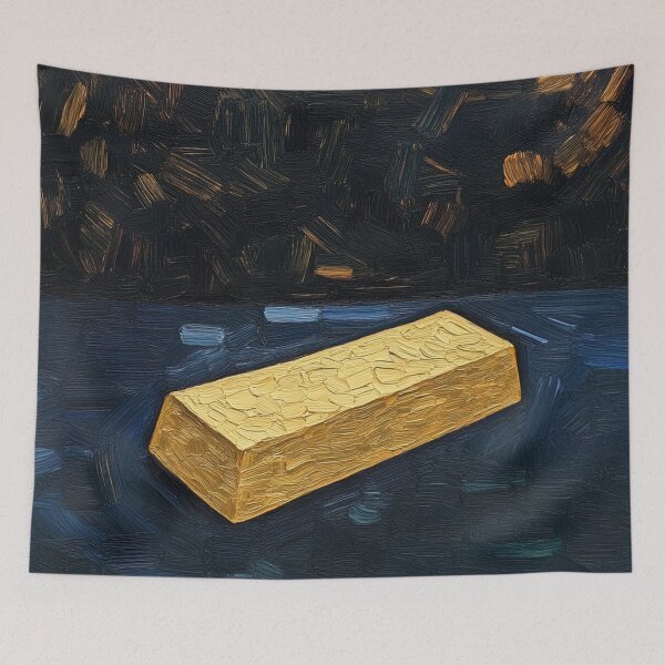 Item preview, Gold bar | Post-impressionist painting style designed and sold by ComicsFactory.