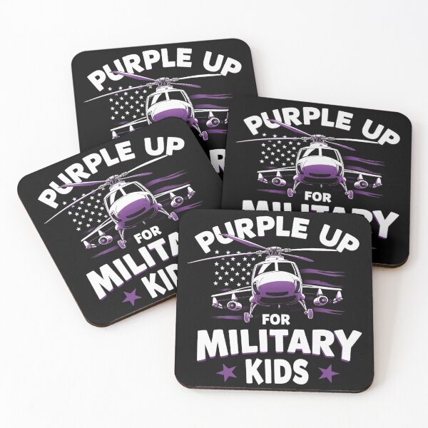Item preview, Purple Up for Military Kids Helicopter Design designed and sold by haitrieuic96.
