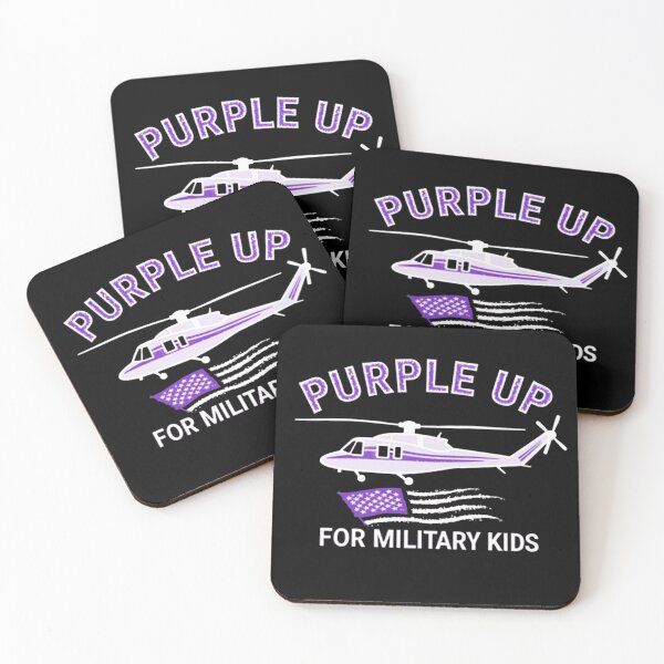 Item preview, Purple Up for Military Kids Helicopter Design designed and sold by haitrieuic96.
