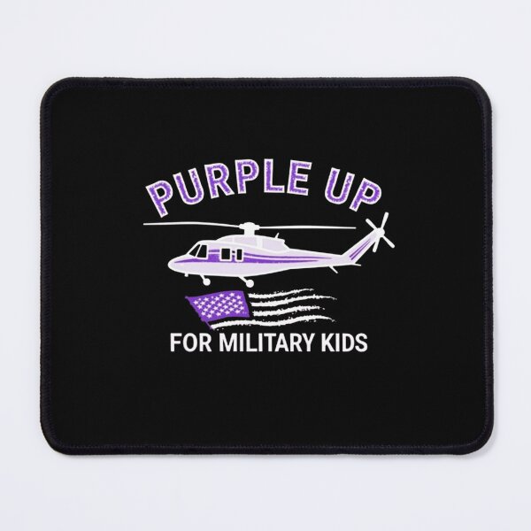 Item preview, Purple Up for Military Kids Helicopter Design designed and sold by haitrieuic96.