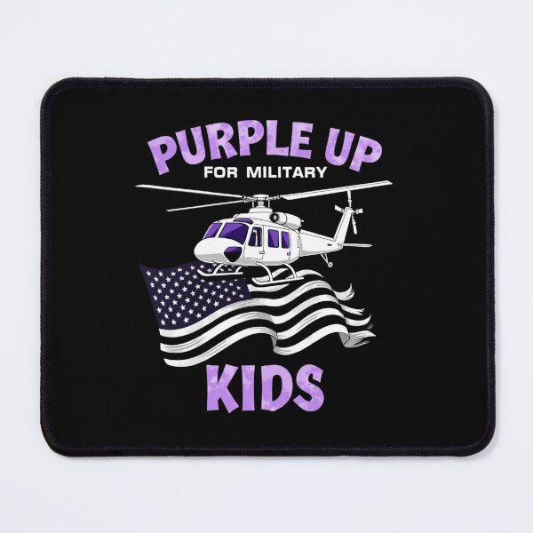 Item preview, Purple Up for Military Kids Helicopter Design designed and sold by haitrieuic96.